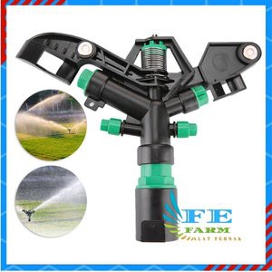 Sprinkler 4 Nozzle Mutar 360 Drajat Sprinkler 1 inchi