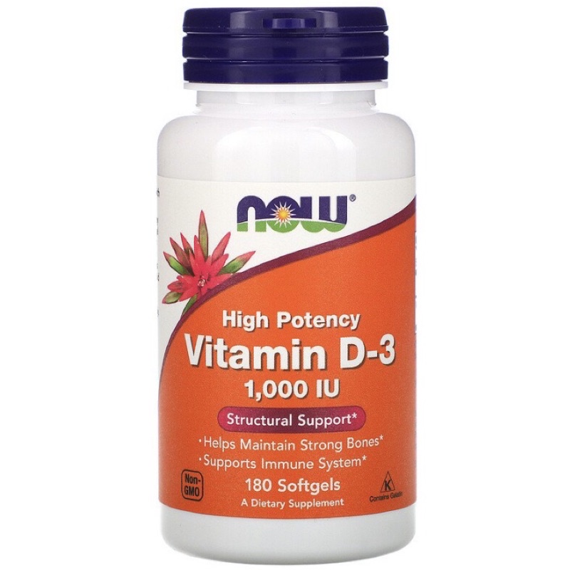 NOW VITAMIN D3 1000IU