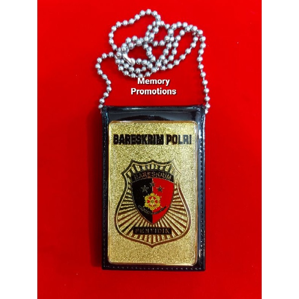 Kalung lencana bareskrim polri ( penyidik )