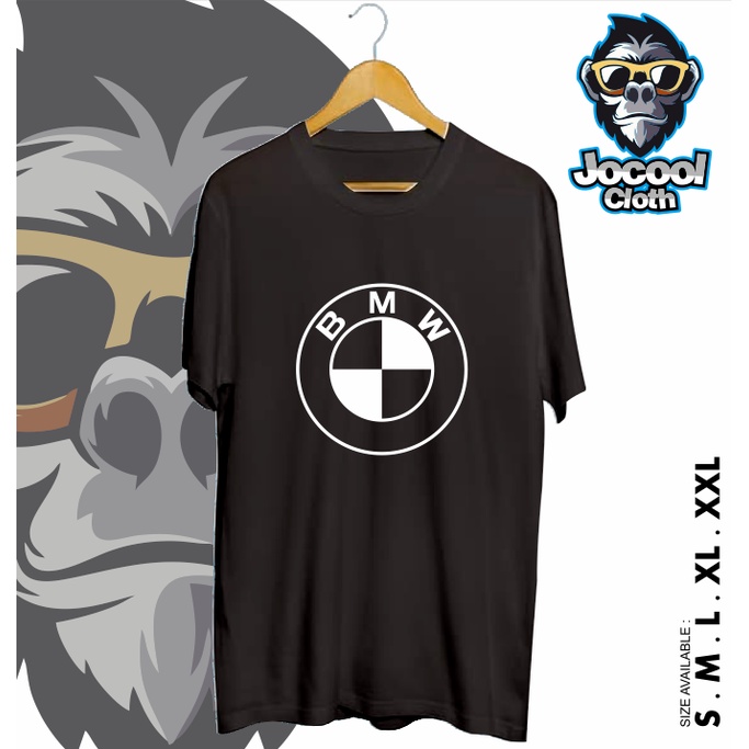 BAJU KAOS / TSHIRT LOGO BMW LOGO MERK TERKENAL - JOCOOLCLOTH