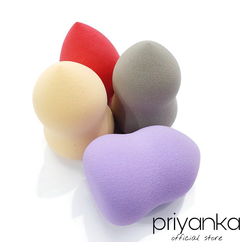 Make Up Sponge Soft/Makeup Bebas Latex Foundation Blender/Makeup Spon Blending Murah Warna Random