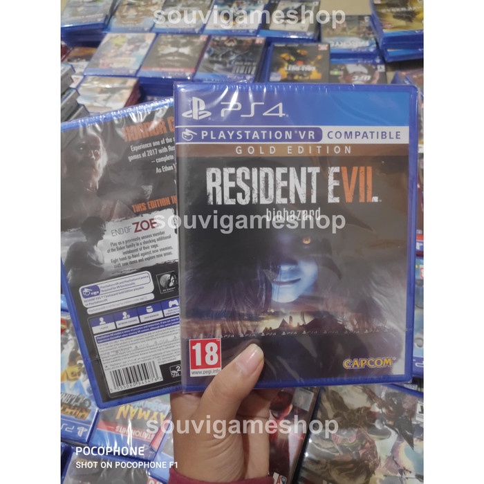 PROMO PS4 RE 7 RESIDENT EVIL 7 BIOHAZARD GOLD EDT CD GAME BD PS4 Eng