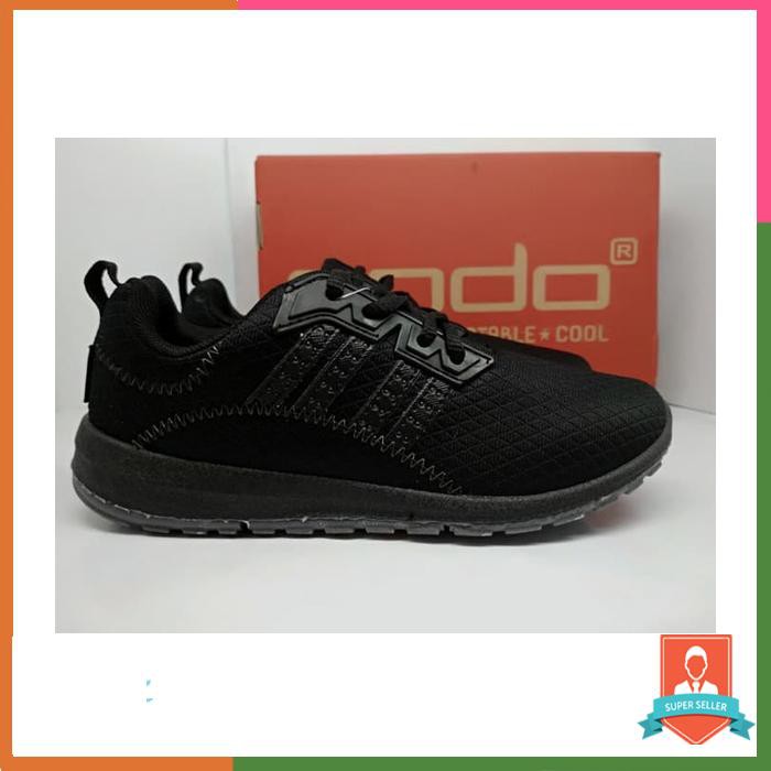 SEPATU ANAK SEKOLAH PEREMPUAN SD HITAM ORIGINAL ANDO PLANO HITAM