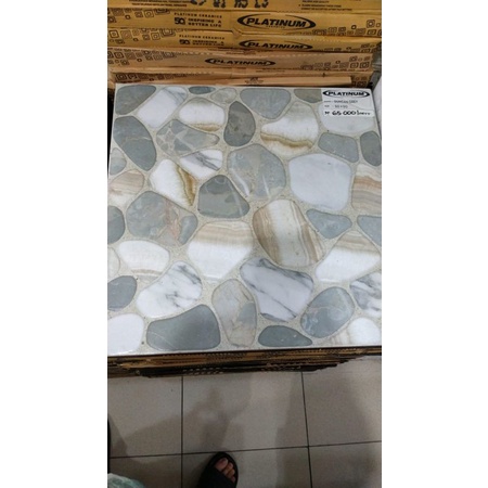 Keramik Lantai teras/garasi Platinum Duncan Grey 50x50 KW1
