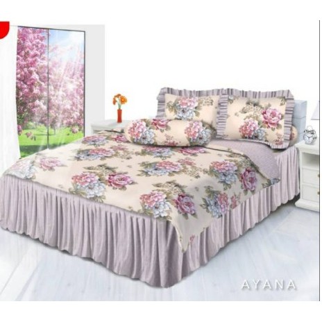BEDCOVER MY LOVE (sprei rumbai) 160 X 200  AYANA