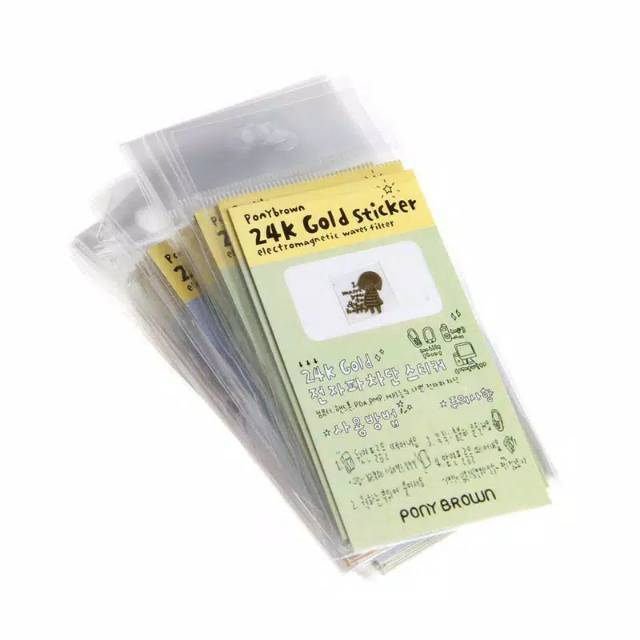 Stiker Emas Anti Radiasi sinyal hp