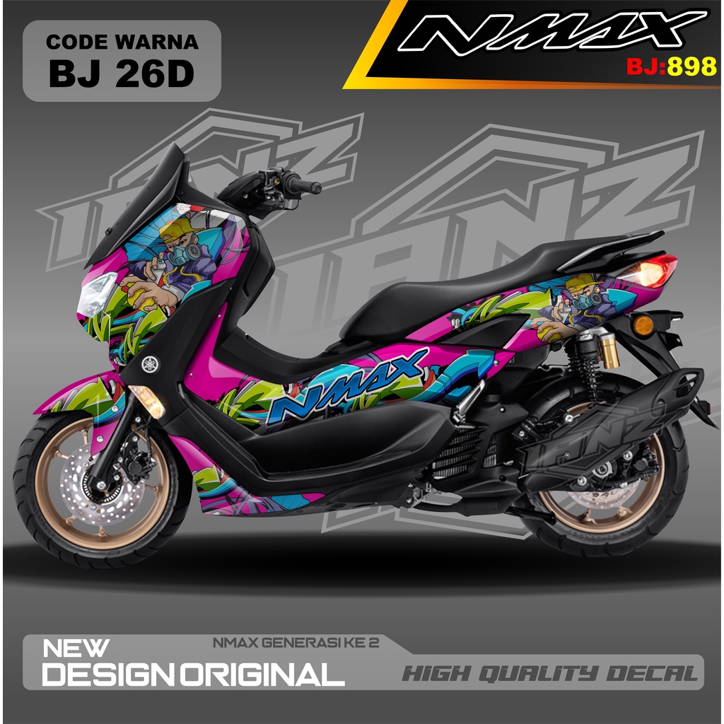 STICKER ALL NEW NMAX FULL BODY / DECAL FULL BODY NMAX / DECAL STIKER FULL BODY NMAX /