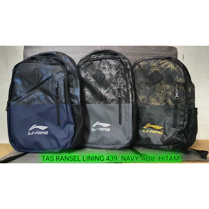 Tas Badminton Bulutangkis Lining Ransel 439 Dijamin Original Official Lining