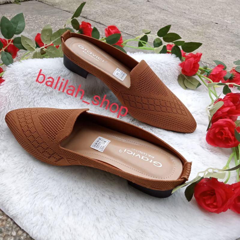 Sandal Terbaru Wanita ESPE  07, Slip On Mules Wanita