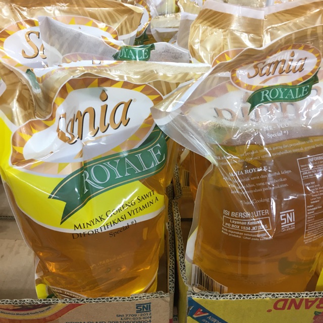 

Minyak Goreng Sania Royale 2 liter produksi Agu 2019 Exp Agu 2021 (produk halal)