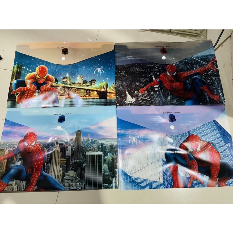 

Map kancing a4 motif spiderman isi 12 pc