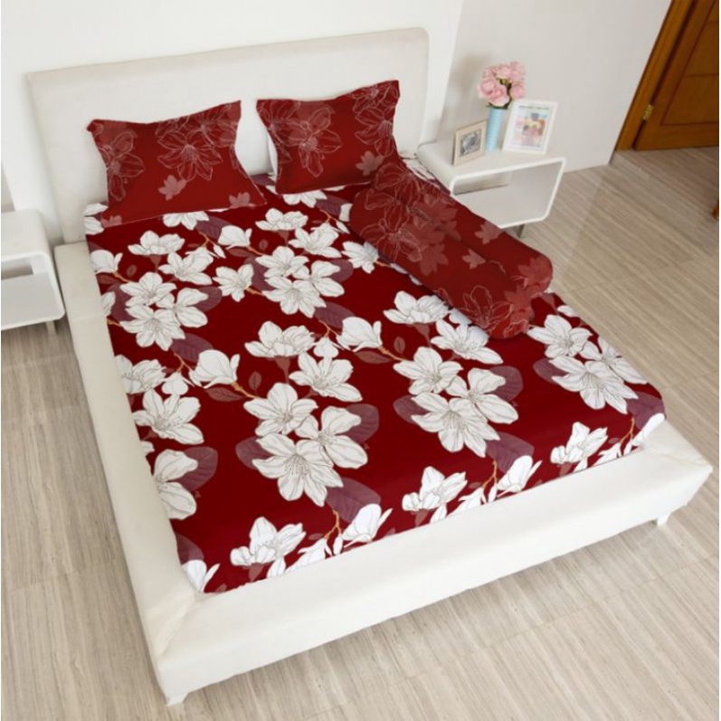 Lady rose sprei queen 160x200 bantal 2 - Anela