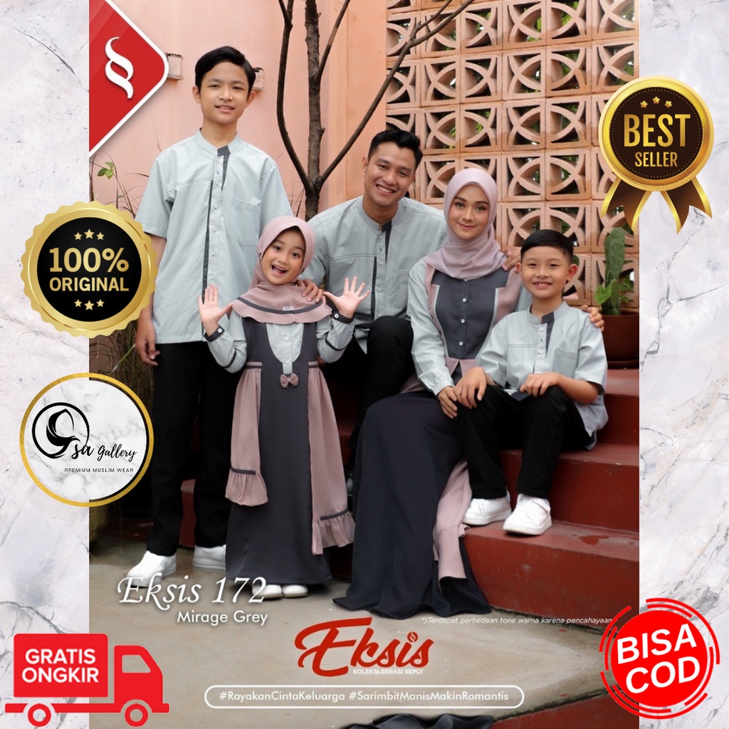 SARIMBIT SEPLY EKSIS 172 MIRAGE GREY ( KASEO 31 MEYRA 63 SELIA 98 KLIKO 95 )