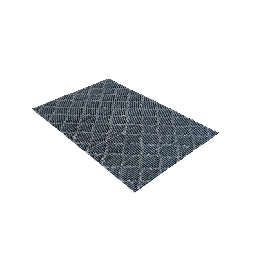 Tikar dapur bersih Lebar = 65cm - Rantai Abu Tua,   Busa PVC Kamar Mandi, Anti Slip, Keset PintU-1