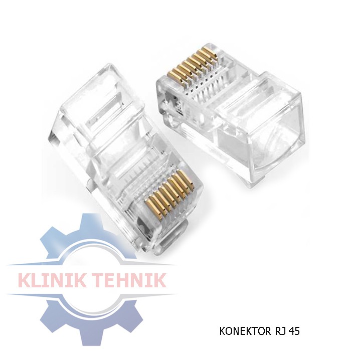 ack Konektor RG45/ Jek RG 45 Kabel Jaringan Network