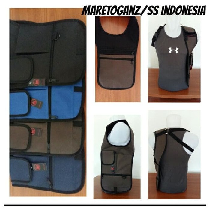 Tas Promo gadget pundak bahu army polisi FBI agen 007 bag organizer