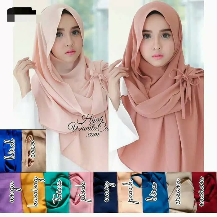 30+ Ide Keren Jilbab Pashmina Instan Model Kerudung Terbaru