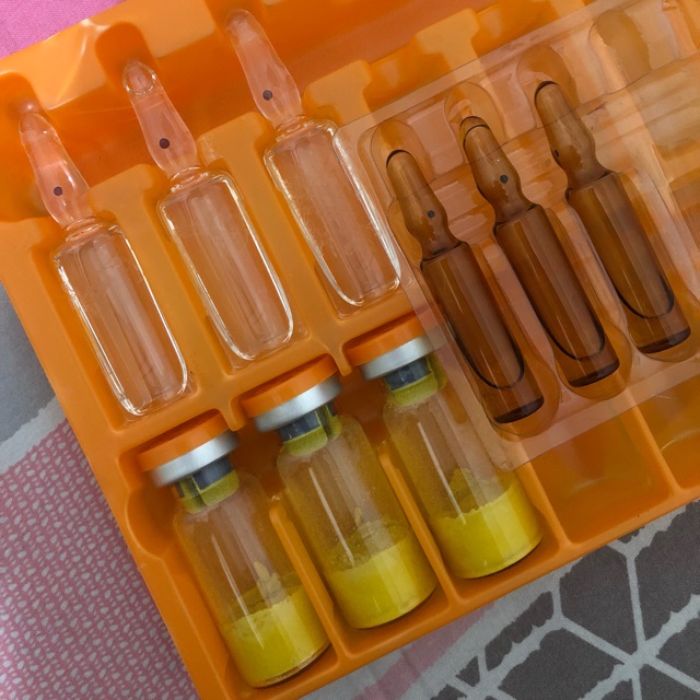 INJEKSI WHITENING HIGH PLATINUM / SUNTIK PUTIH AMAN 3 set (3x suntik)