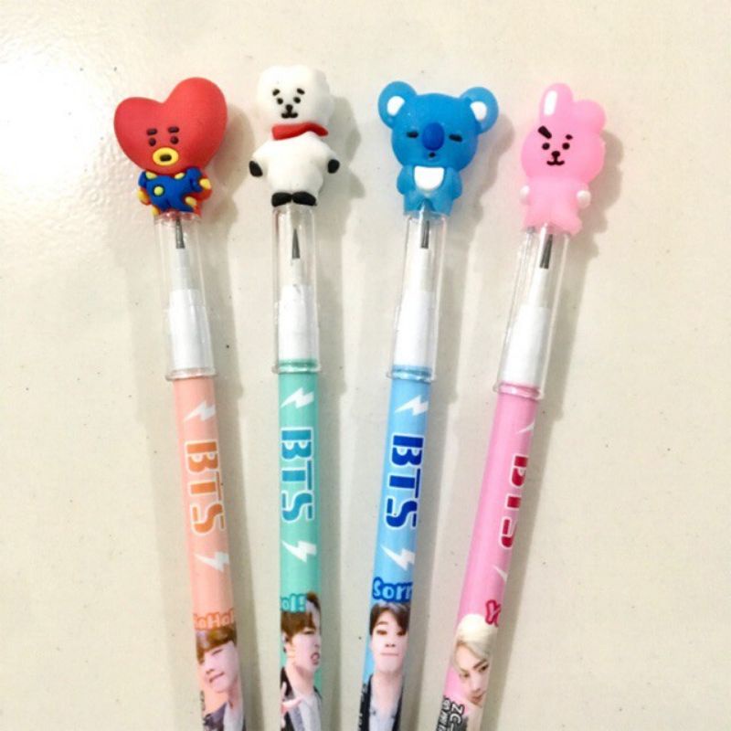 

❤️ Pensil Lucu / Pensil Murah / Pensil Susun Karakter BTS BT21 Lucu Imut ♥️