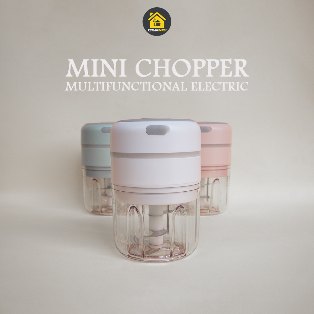 Mini Chopper Recharge Mixer Electric