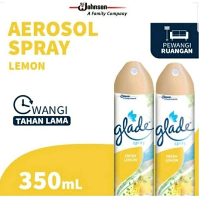 Glade spray fresh lemon 350 ml + 50 ml