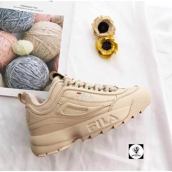 fila disruptor ii beige