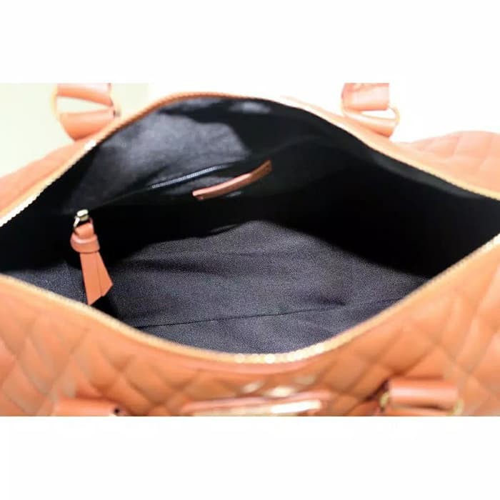 Tas wanita import cewek branded mango quilted bowling pesta selempang