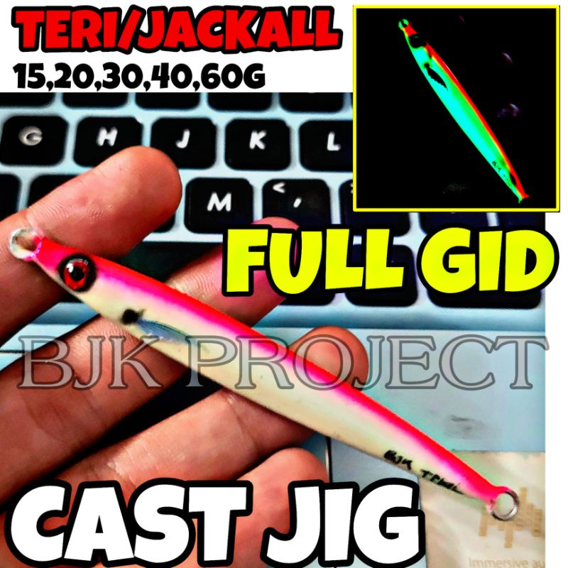 METAL JIG TERI JACK ALL 40g FULL GID CAST JIG BJK