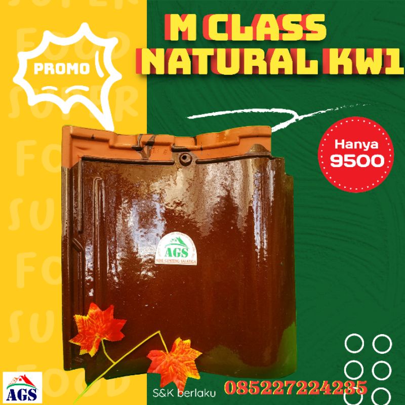 genteng keramik M Class natural kw1