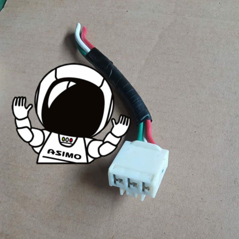 Soket acg ecu ecm pin 3 original kabel avs-3 yamaha fi new Nmax Aerox Lexi freego gear fazzio grande