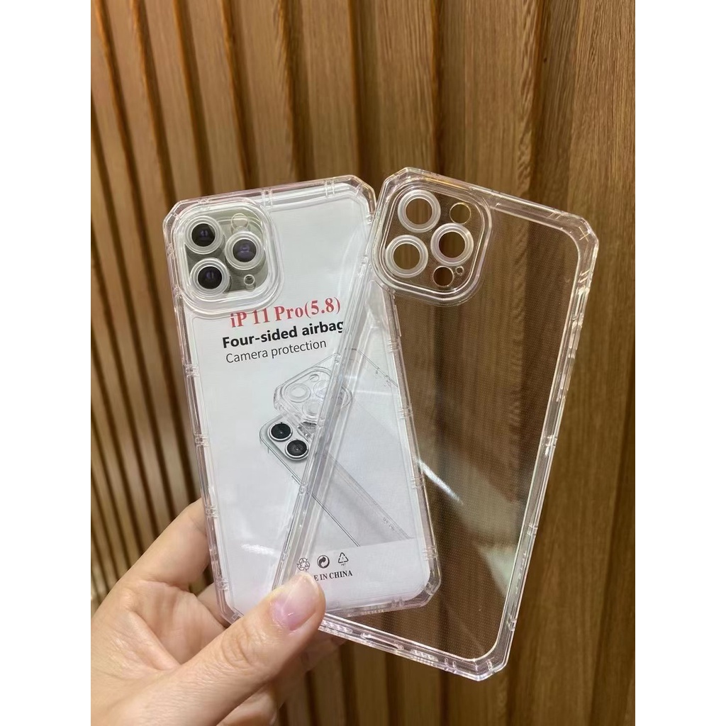 Softcase Square EDGE Clear OPPO Reno8 T RENO 7 4G/Reno7 5G/7Z/Reno6 4G/A55 A54 A53 A74 A95 A32 A33 Soft Case Casing Bening Sekali/Silikone-Silicone-Silikon Bagus Kotak Petak Airbag Anti Fall-Slip Bumper Shock Protecth Camera-Kamera-Tebal 8-Jatuh ORI Z 8T