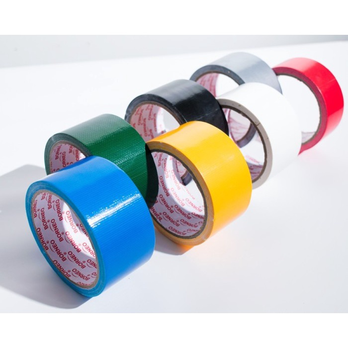 

LAKBAN KAIN / LINEN TAPE BORNEO CORE MERAH 48MMX8M