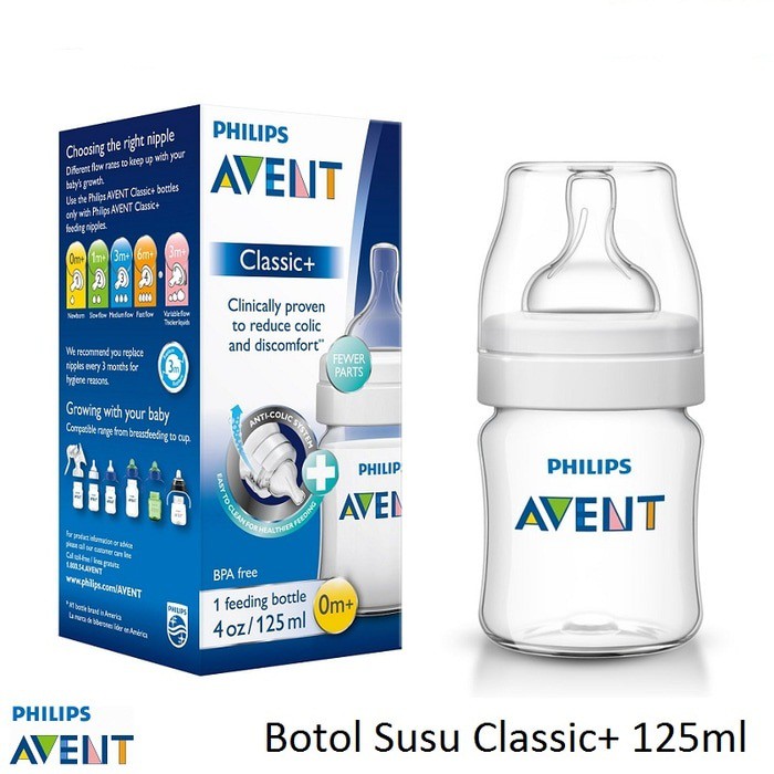 Botol Philips Avent Classic+ 125ML/9oz