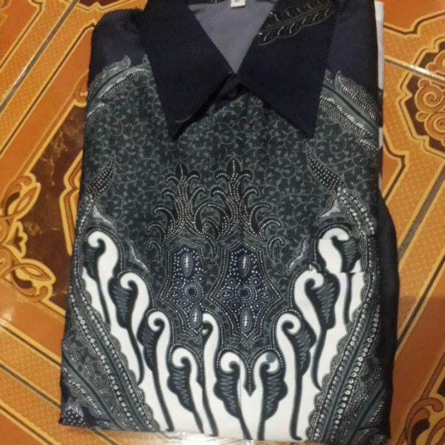 Kemeja Batik Pria Ppbtk07 Modern Lengan Panjang Casual Modis Trendy Masa Kini M L Xl Asli Pekalongan