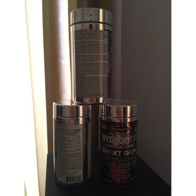 Hydroxycut next gen 100caps red capsule