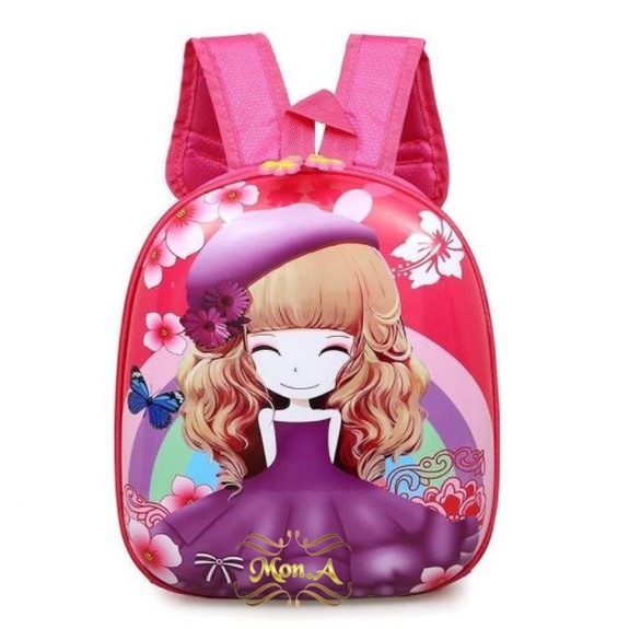 Tas Sekolah Anak TK Paud Ransel PU Anti Penyok Buat Anak -M0172