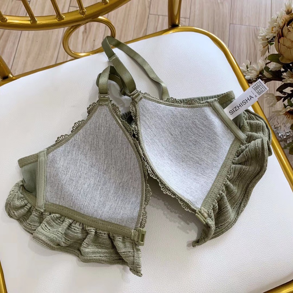 Bra BH Wanita Model Push-Up Isi Busa dengan Tali Strap dan Bahan Lace Hiasan Bordir BH Wanita-6