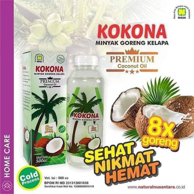 

KOKONA, Minyak goreng kelapa proses dingin