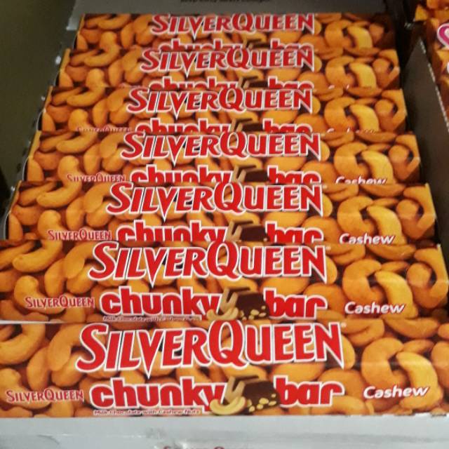 

Silverqueen Cashew Cungky | Almond | White Chocolate | Dark 95gr