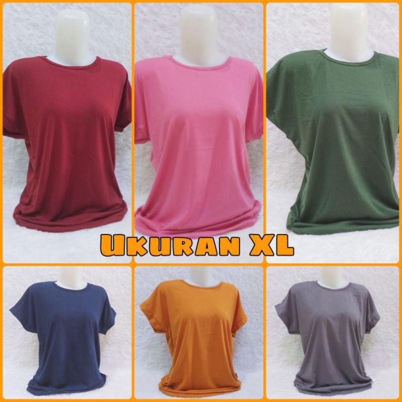 Kaos wanita polos Xl / kaos wanita murah / kaos polos murah