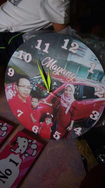 Jam Dinding - Reques Foto