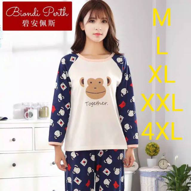 SET PIYAMA IMPORT  MURAH SETELAN  BAJU  TIDUR WANITA  