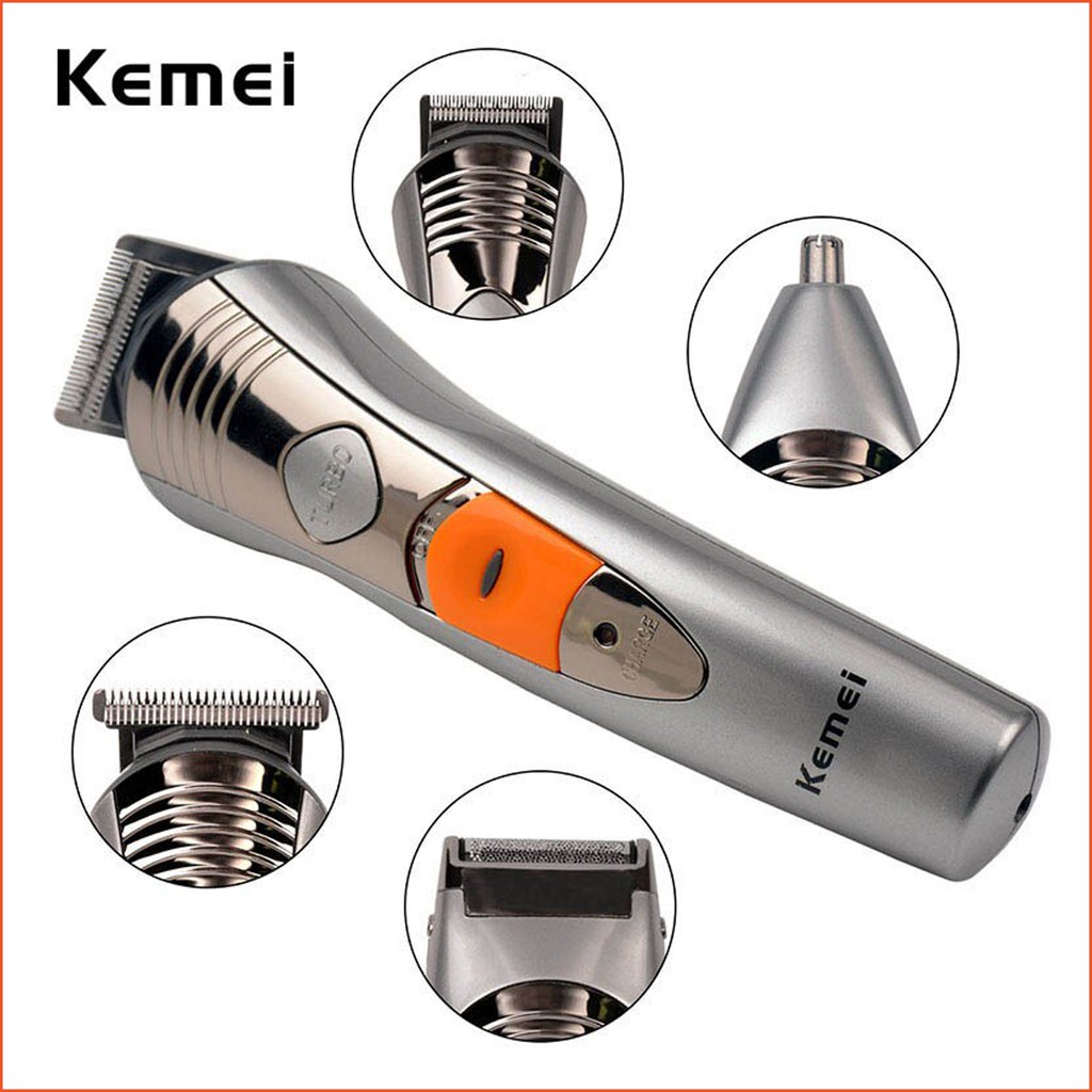 Clipper Kemei KM-580A Shaver Trimmer Alat Cukur Rambut Kumis Jenggot Bulu Hidung