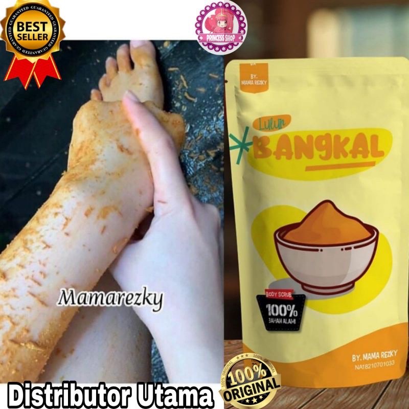 LULUR BANGKAL BODY SCRUB 100% BAHAN ALAMI BY MAMA REZKY ISI 20 GRAM facial mist REMPAH HITAM FACE &amp; BODY 100gr BY MAMA REZKY