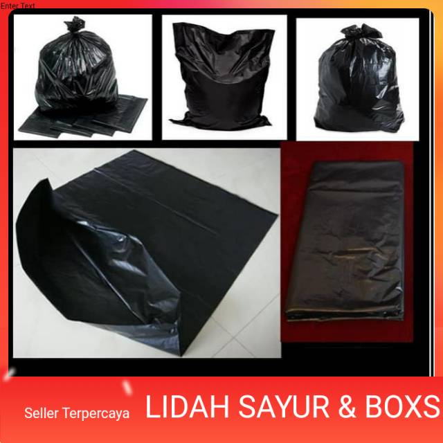 Kresek hitam / Trash Bag ukuran 60 x 100 kresek sampah besar trashbag kantong sampah kresek