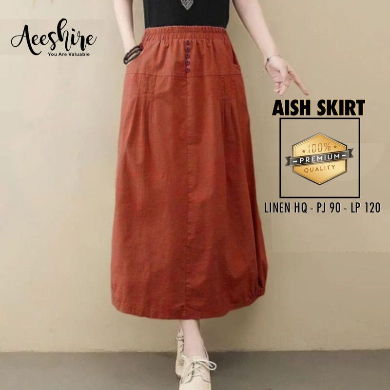 ROK SERUT CRINGKLE AIRFLOW / JOSEPH SKIRT KOREAN CASSUAL DAYLI