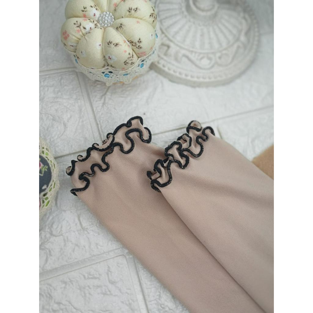 Jual handsock maulida seri 2 / produsen manset bandung Maulida list hitam