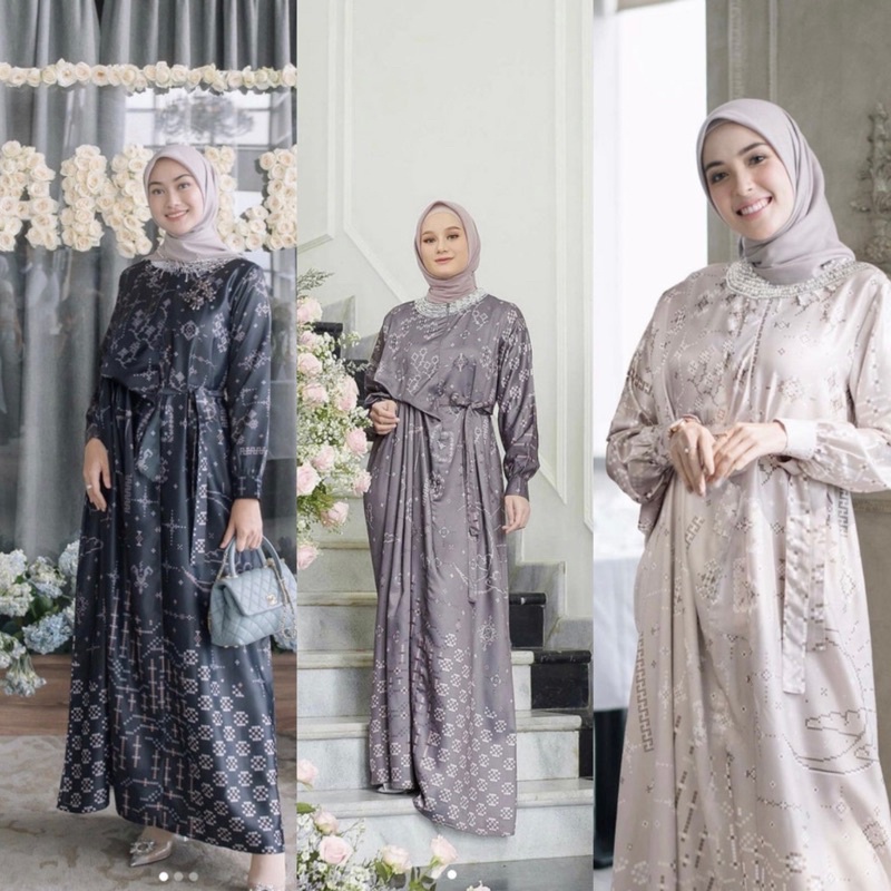 Semesta dress vanilla hijab