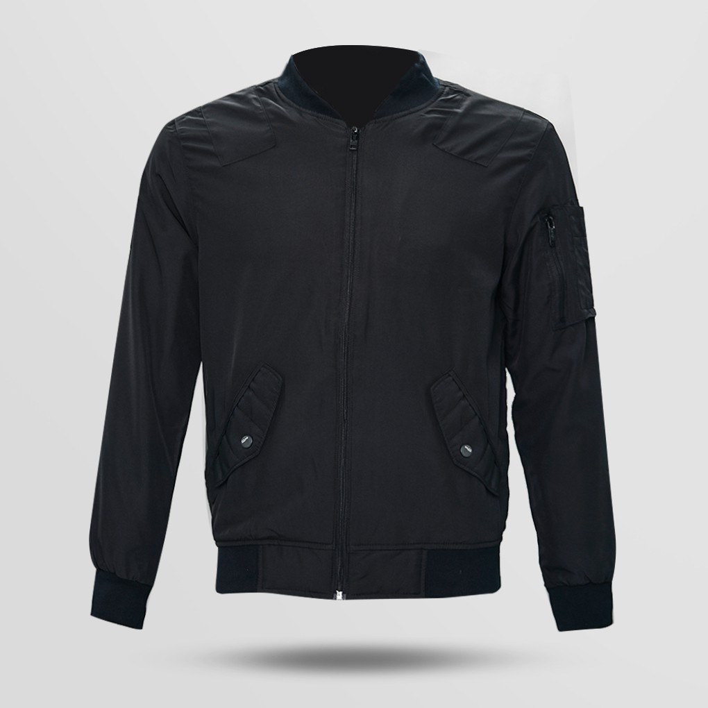 JAKET BOMBER PRIA ORIGINAL GAZR (PRS 09 25 BLACK)