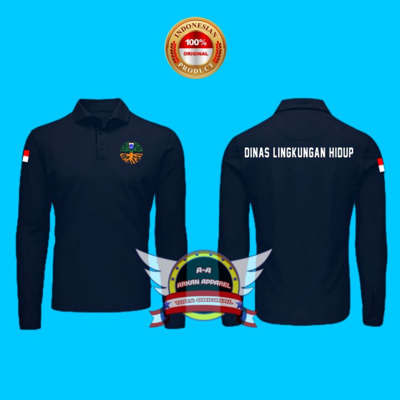 KAOS KERAH POLO SHIRT DINAS LINGKUNGAN HIDUP